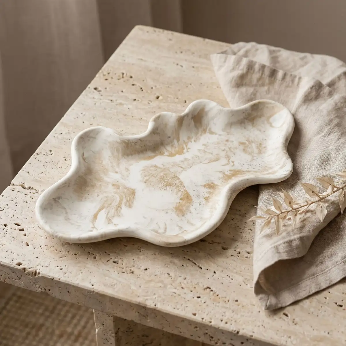 Plateau infini en Jesmonite