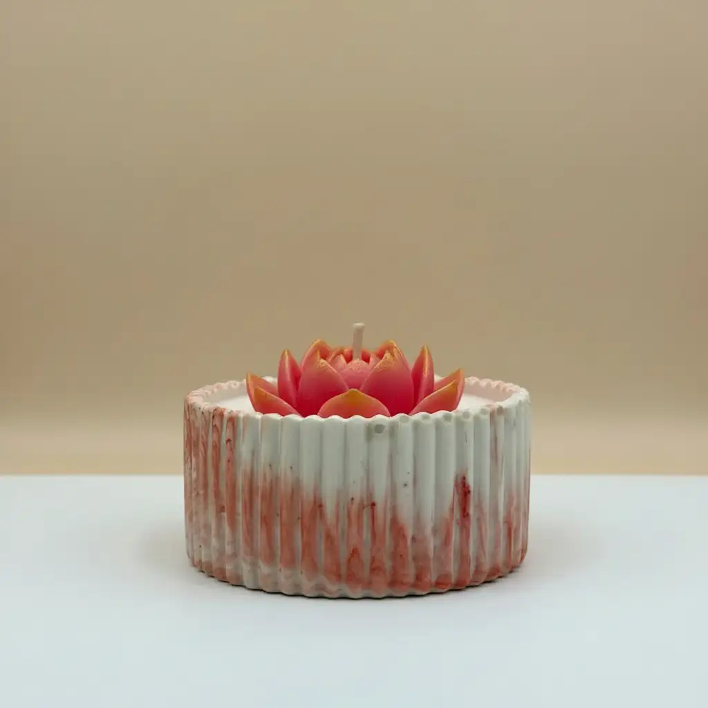 Bougie fleur d’hiver